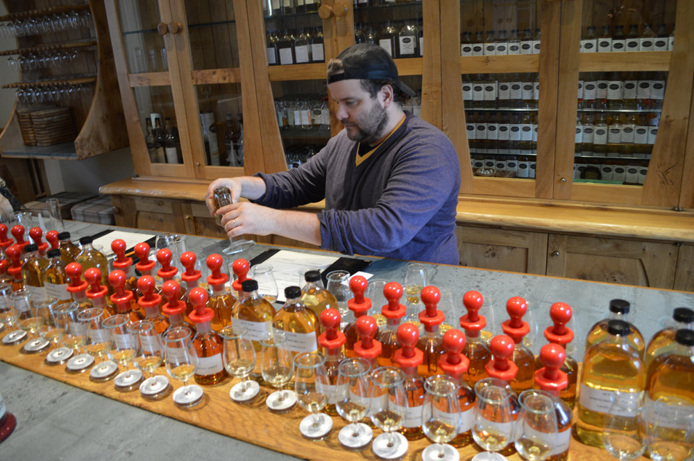 making whiskey at Glengoyne Distillery