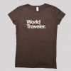 world traveler shirt brown