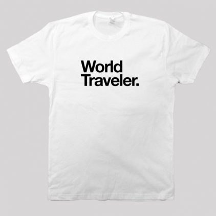 world traveler shirt white