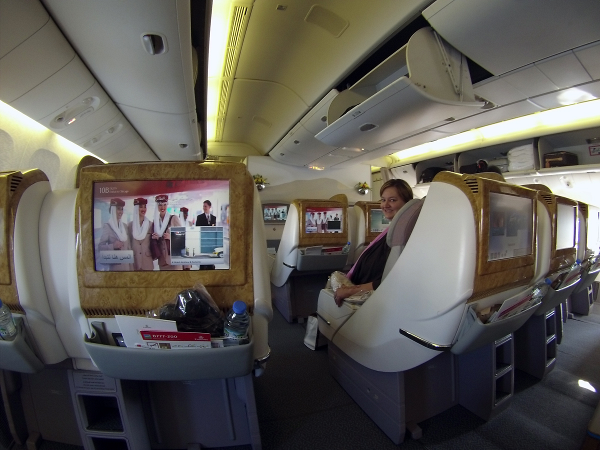 Flight Review Chicago Dubai On Emirates Business Class