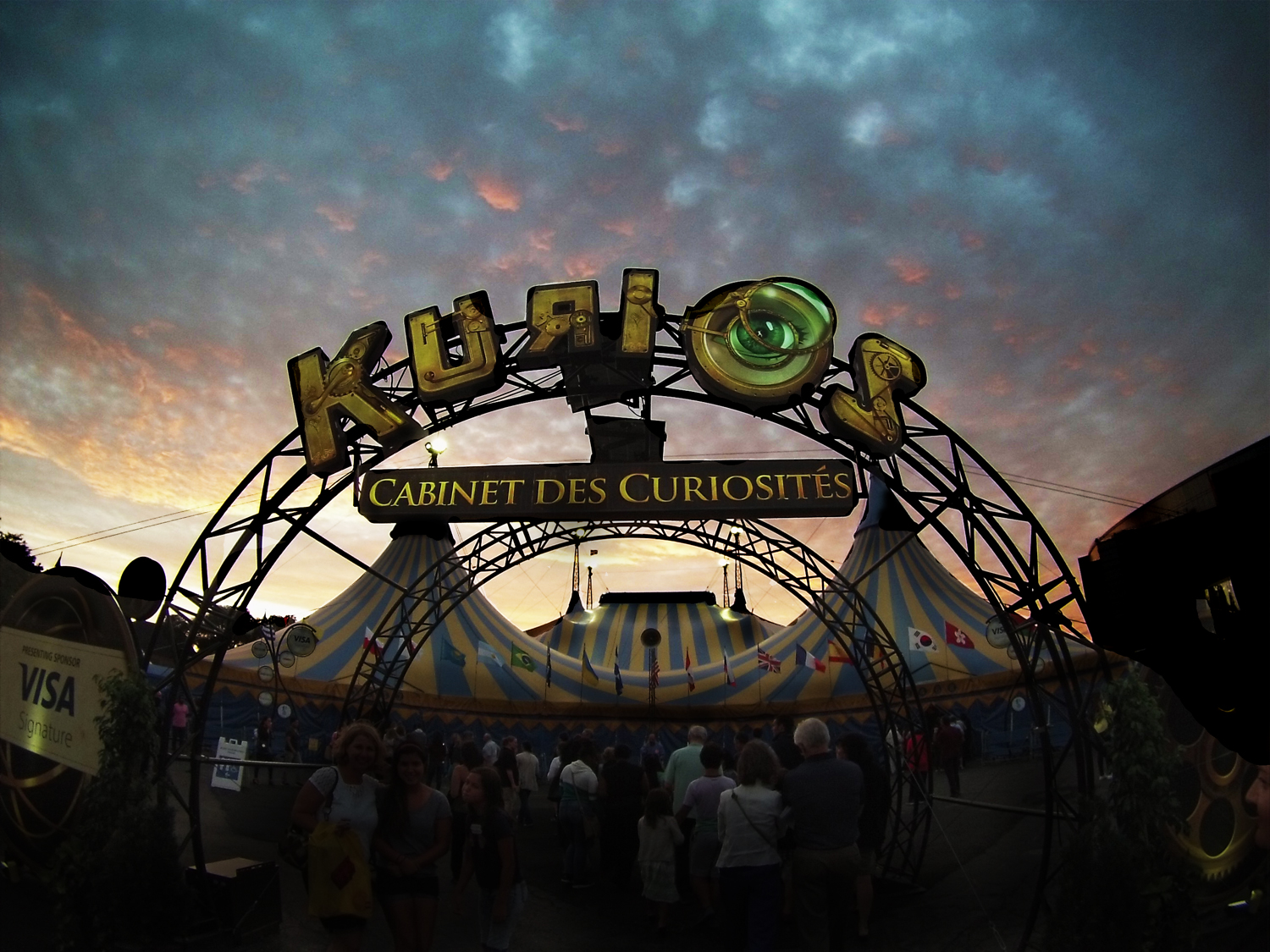 kurios entrance