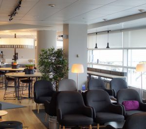 Scandinavian Airlines Renovated Lounge at O’Hare Airport