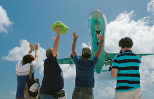 Living in the Age of Airplanes Airplane lands at St. Maarten Airport