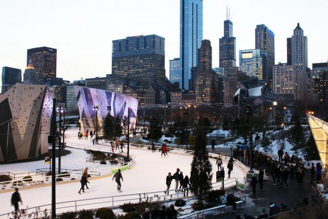 millennium park ice skating