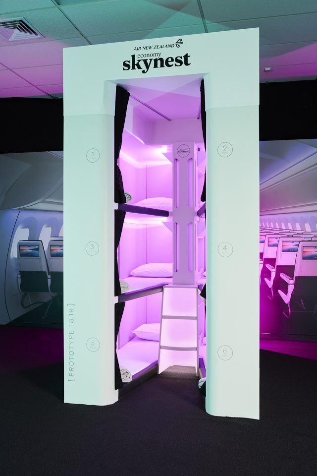 Air New Zealand Has Plans For Skynest Sleeping Pods In Economy Class