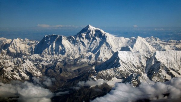 Himalayas visible in India
