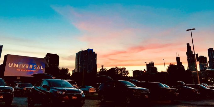 Drive-In Movie Theaters Near Chicago Drive-in movie Soldier Field Chicago