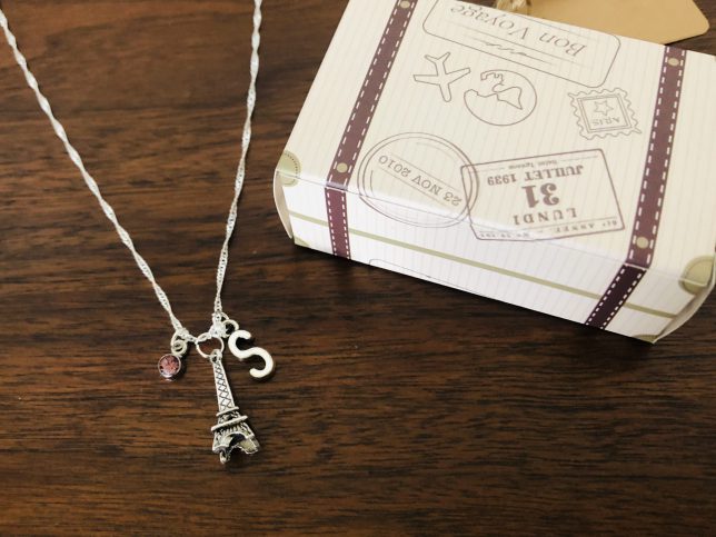 Eiffel Tower Necklace With Charms