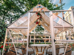The Darling Chicago’s Greenhouses Feel As If You’re Dining in Amsterdam The Darling Rose Garden Greenhouses