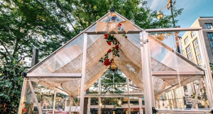 The Darling Chicago’s Greenhouses Feel As If You’re Dining in Amsterdam The Darling Rose Garden Greenhouses