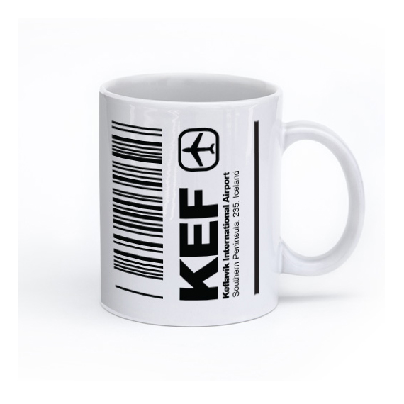 KEF Airport Mug