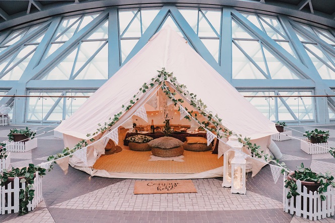 Glamping Jewel Changi Airport Singapore