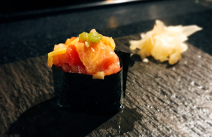 Enjoy a Speedy Sushi and Omakase Date With a Speakeasy Feel Inside Hotel Lincoln in Chicago Sushi by Bou omakase Chicago