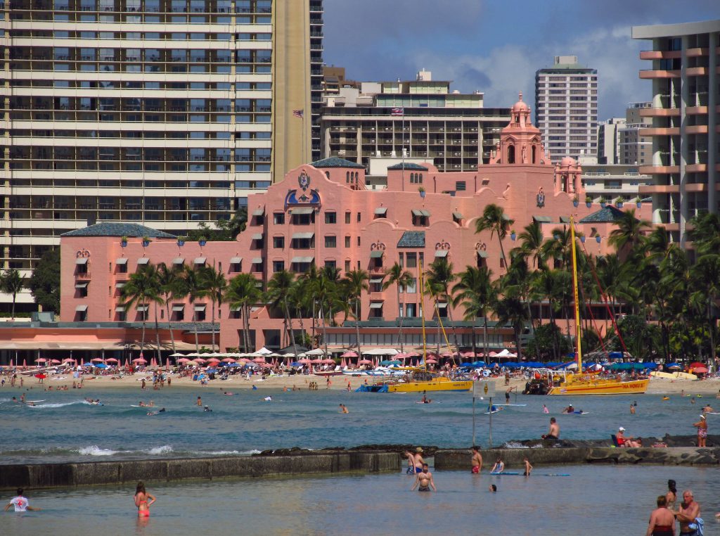 Royal Hawaiian in Honolulu, Hawaii