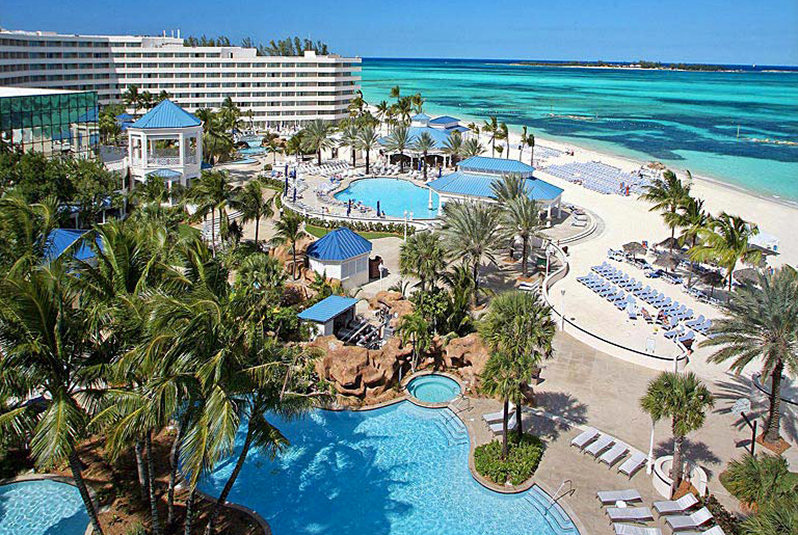Pool view Sheraton Nassau Resort and Casino at Cable Beach