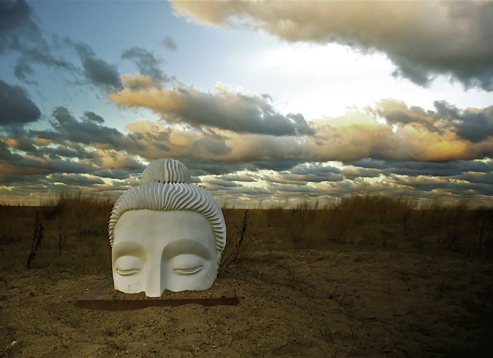 Buddha Head Sculptures Chicago