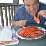 Eating Lobster Nantucket