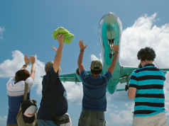 Living in the Age of Airplanes Airplane lands at St. Maarten Airport