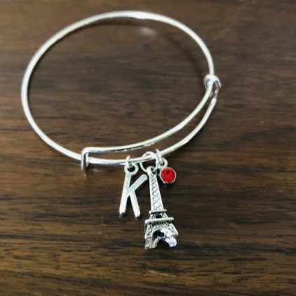 Eiffel Tower Bracelet with charms