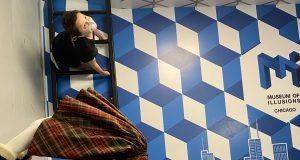 Museum of Illusions Chicago Has Over 80 Educational and Instagrammable Exhibits Museum of Illusions Chicago Rotated Room
